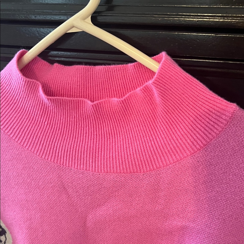 Entro Pink Print Sweater - Picture 5 of 9